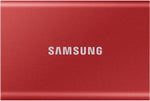 Samsung T7 Portable SSD USB 3.2 Gen.2 [2TB] (Metallic Red)
