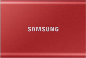 Samsung T7 Portable SSD USB 3.2 Gen.2 [2TB] (Metallic Red)