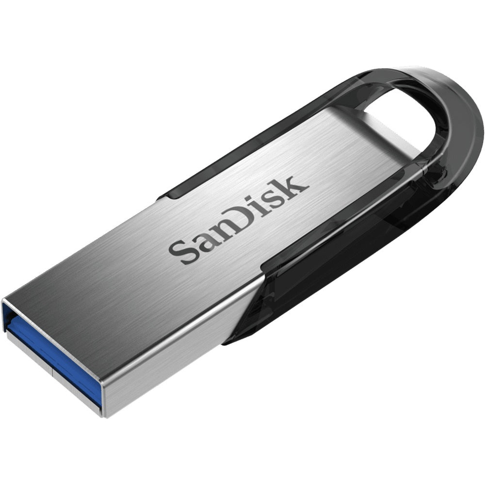 SanDisk ULTRA FLAIR USB flash drive [128 GB] USB Type-A 3.2 Gen 1 (3.1 Gen 1) Black, Silver