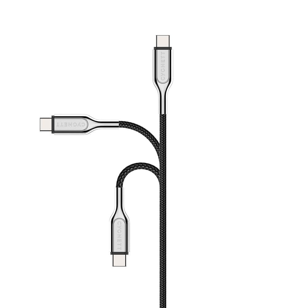 Cygnett Armoured Lightning to USB-C Cable - Black