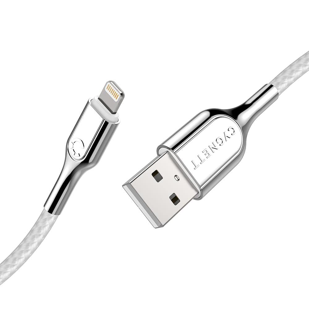 Cygnett Armoured Lightning to USB-A Cable 1M - White