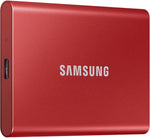 Samsung T7 Portable SSD USB 3.2 Gen.2 [2TB] (Metallic Red)