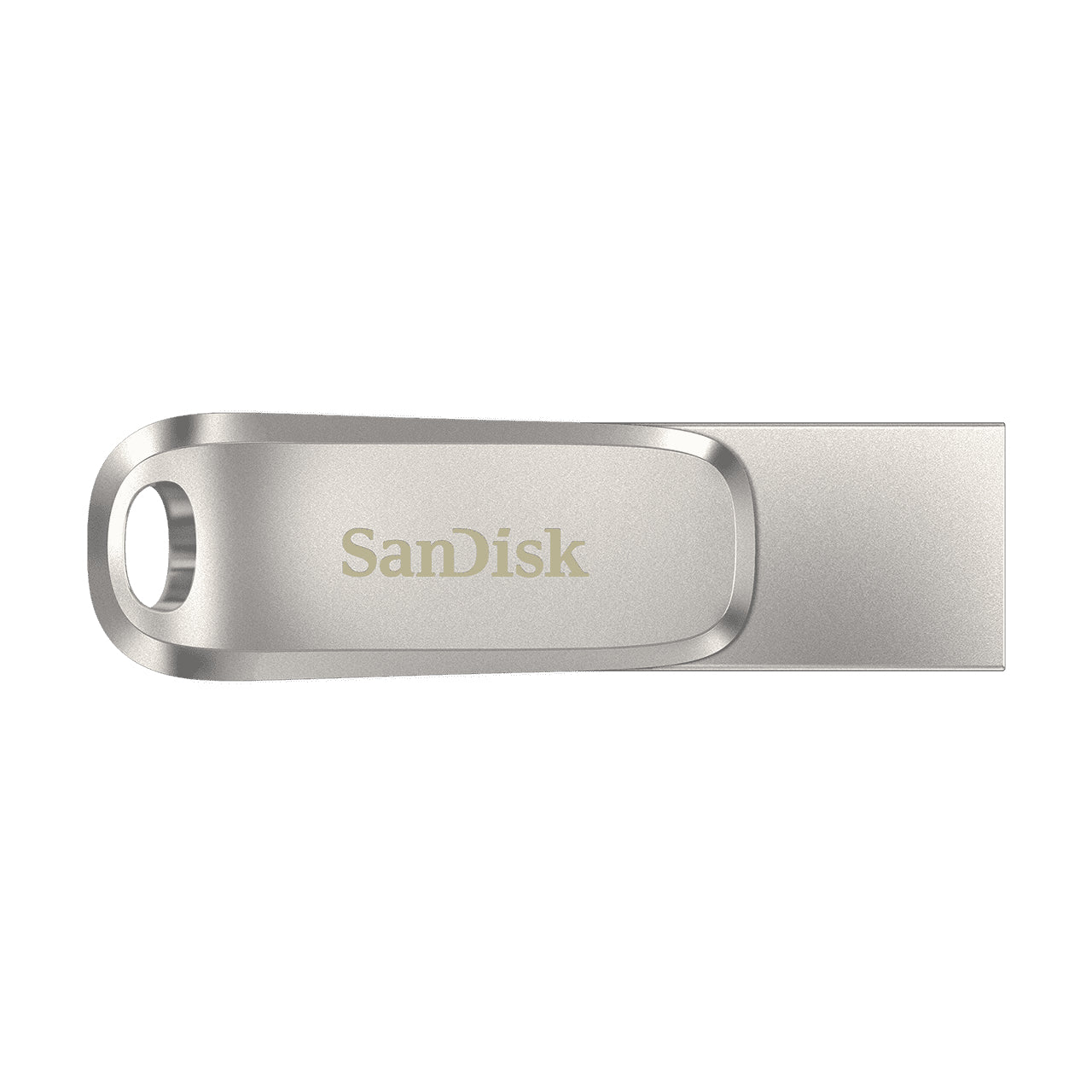 SanDisk Ultra Dual Drive Luxe USB flash drive [128 GB] USB Type-A / USB Type-C 3.2 Gen 1 (3.1 Gen 1) Stainless steel