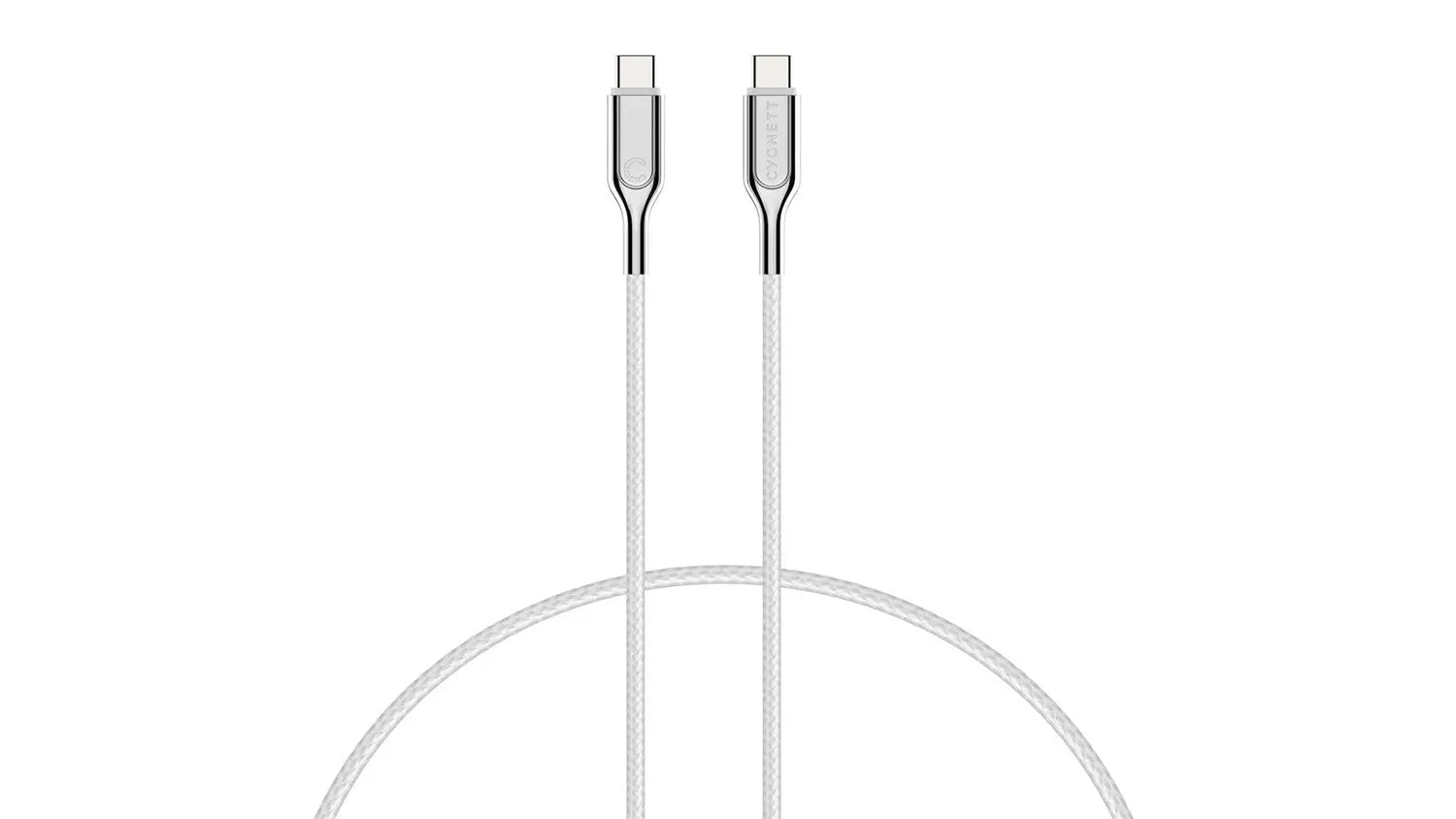 Cygnett Armoured 5A/100W 2.0 USB-C to USB-C Cable [White]
