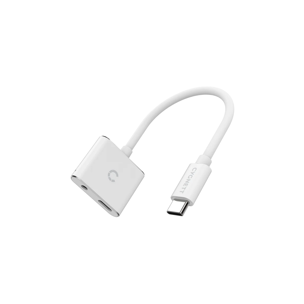 Cygnett USB-C Audio + PD Charge Adapter