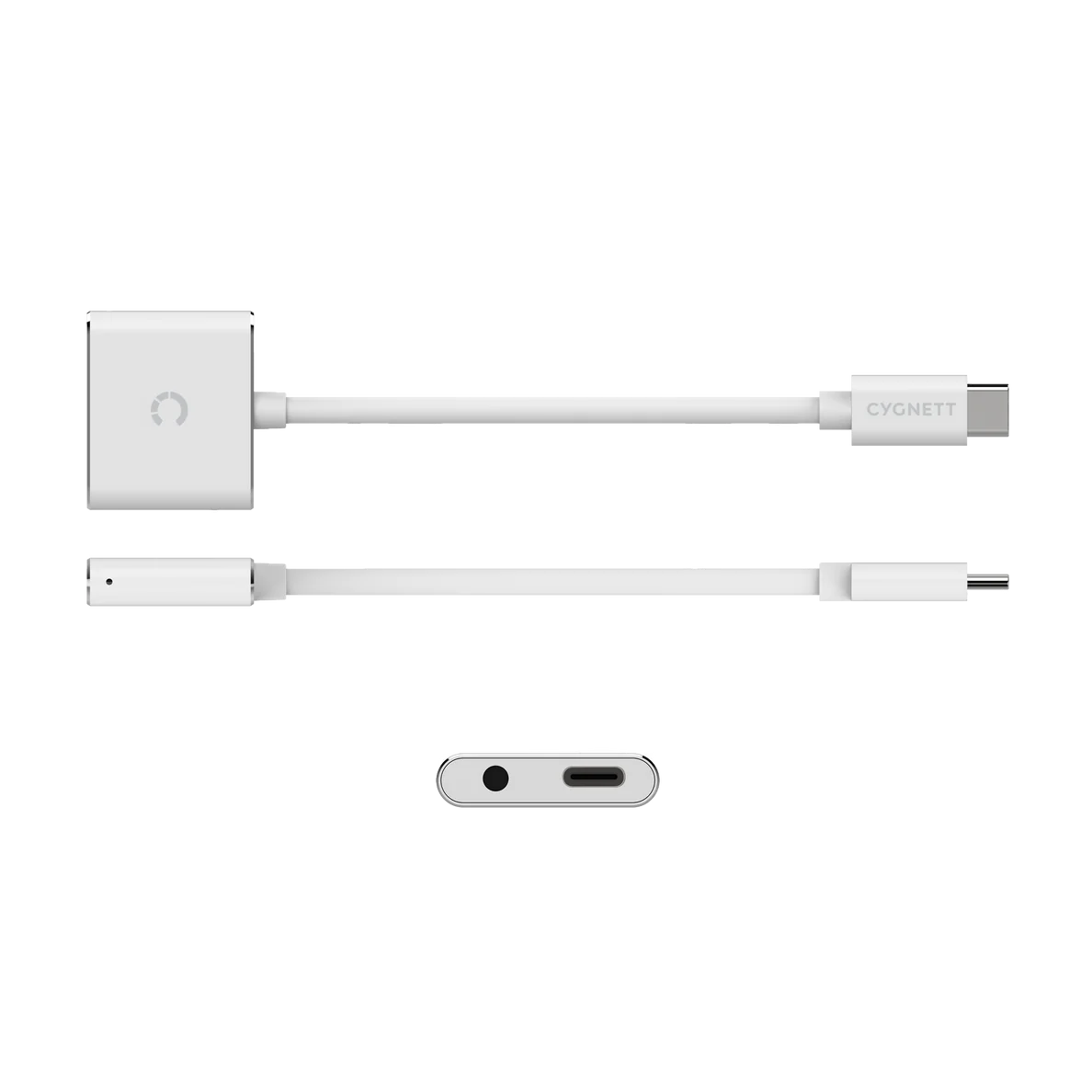 Cygnett USB-C Audio + PD Charge Adapter