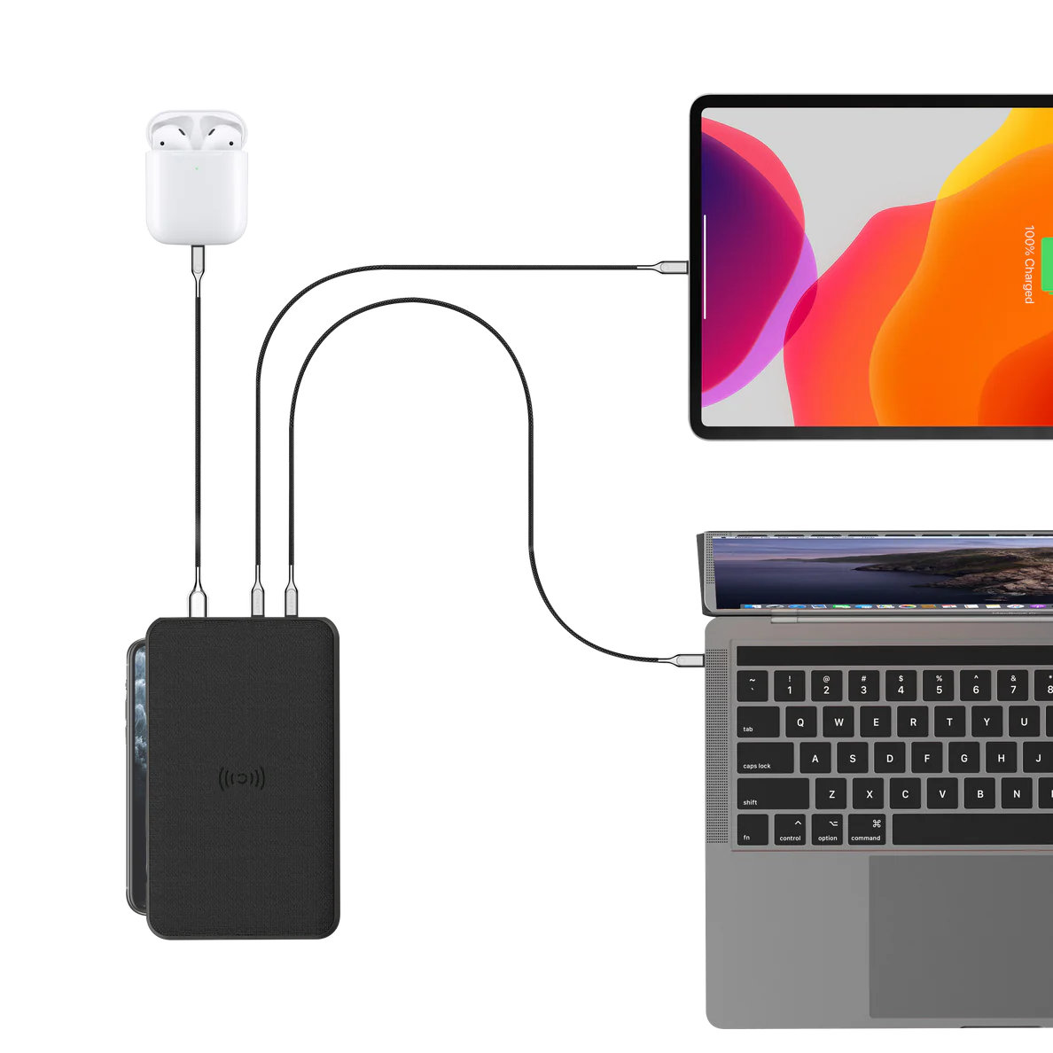 Cygnett 27,000 mAh USB-C Laptop and Wireless Power Bank