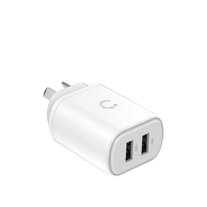 Cygnett PowerPlus 12W  USB-A Dual Port Wall Charger