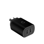 Cygnett PowerPlus 12W  USB-A Dual Port Wall Charger