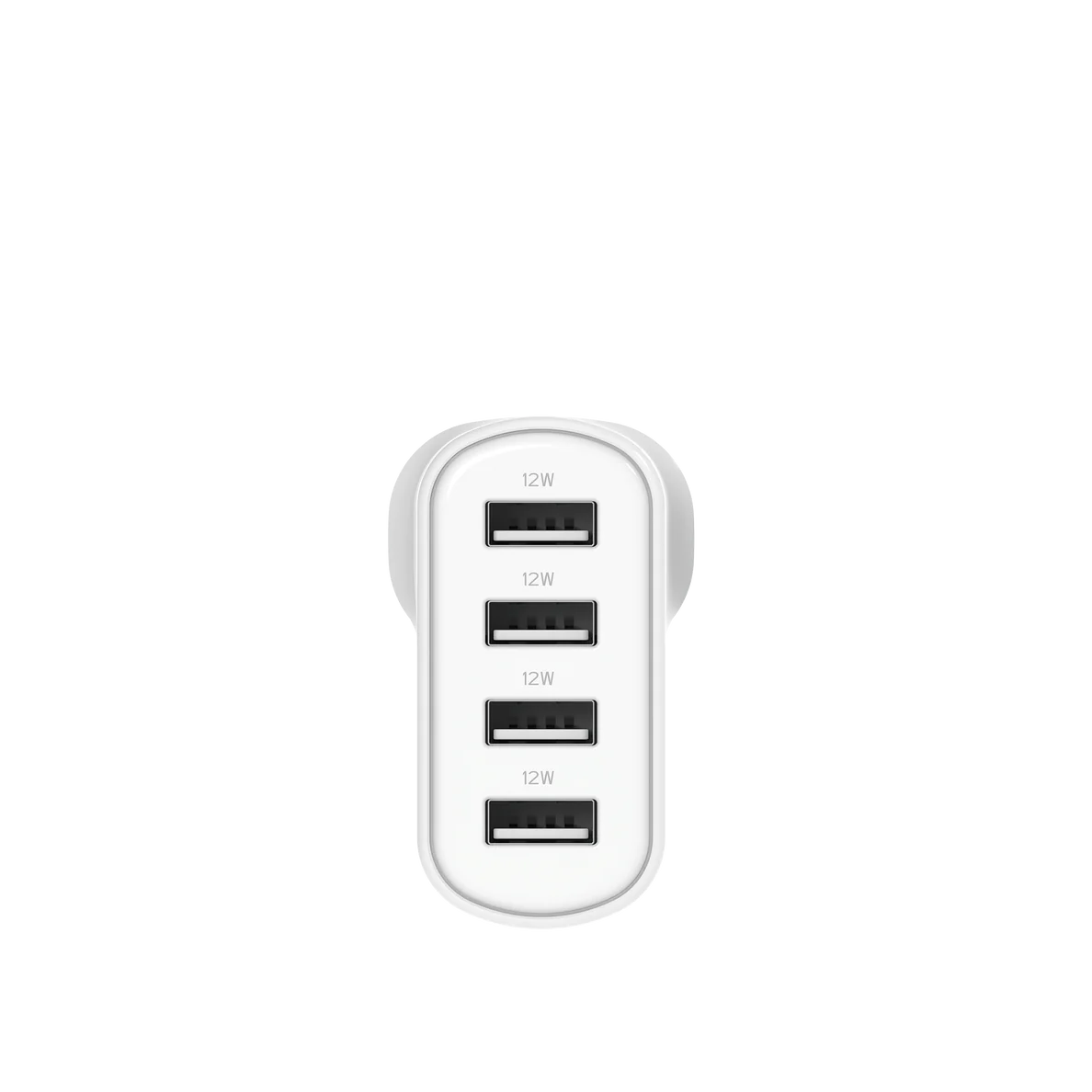 Cygnett PowerPlus 24W Multiport Wall Charger - White