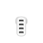 Cygnett PowerPlus 24W Multiport Wall Charger - White