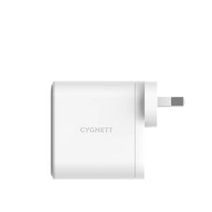 Cygnett PowerPlus 24W Multiport Wall Charger - White