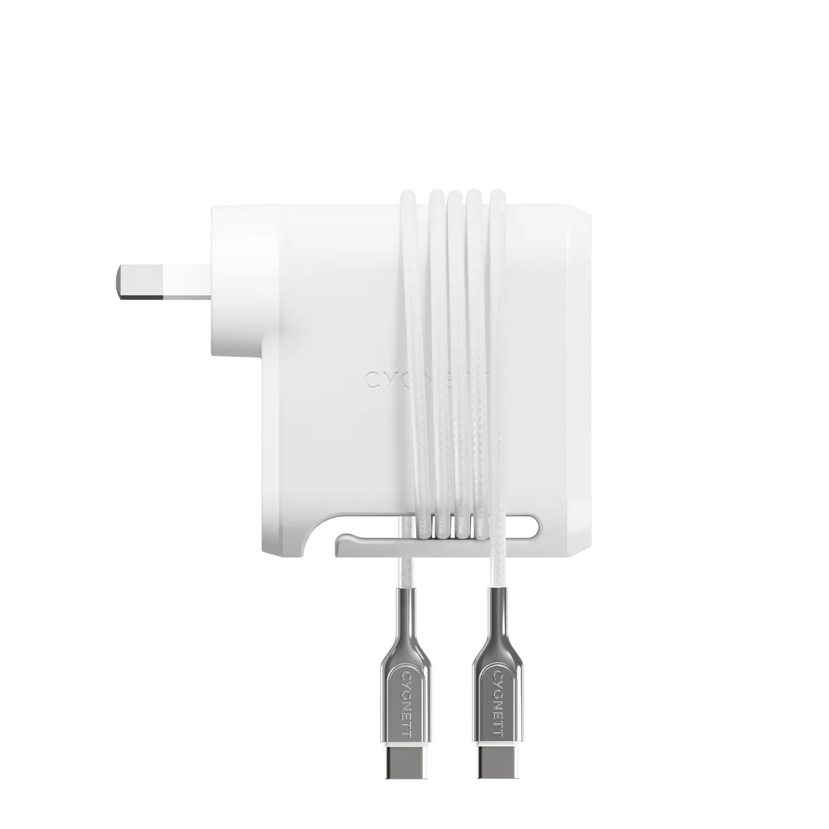 Cygnett Power Maxx 70W Dual Port GaN Wall Charger - White AU