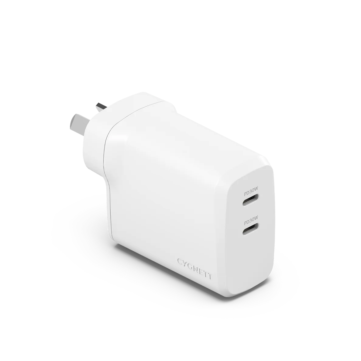 Cygnett 60W Dual Port Wall Charger