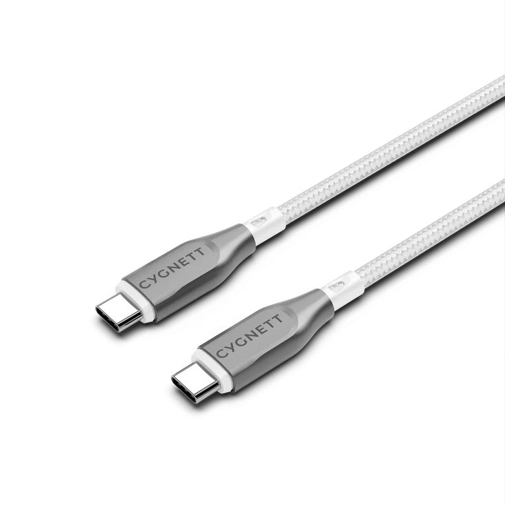 Cygnett Armoured USB-C to USB-C Cable [White]