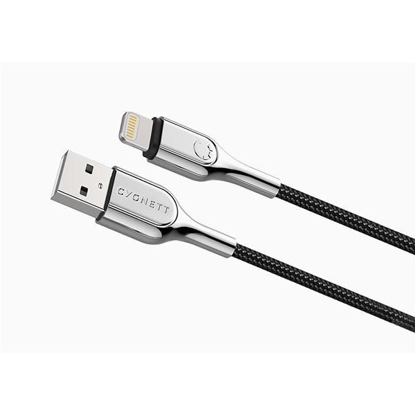 Cygnett Armoured Lightning to USB-A Cable (Black)