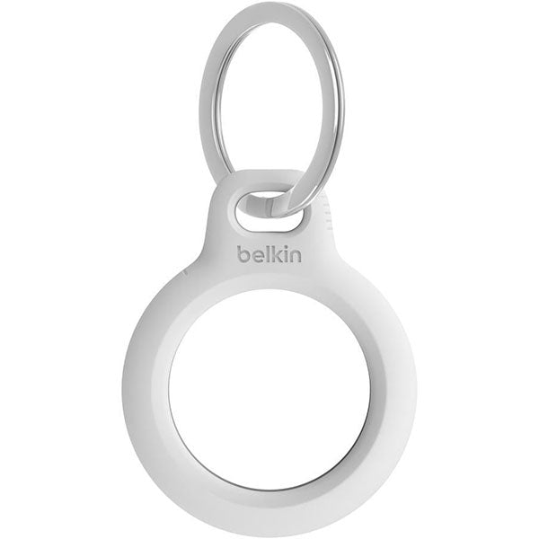Belkin Secure Holder with Keyring for AirTag (White)
