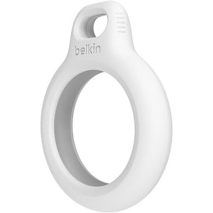 Belkin Secure Holder with Keyring for AirTag (White)