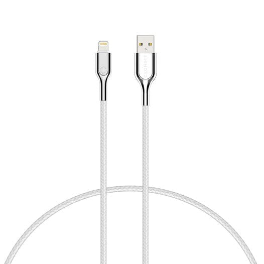 Cygnett Armoured Lightning to USB-A Cable 1M - White